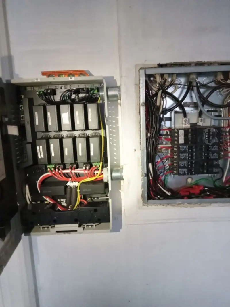 Electrical panel upgrade completed for Ring Doorbell Installation in Big Flats